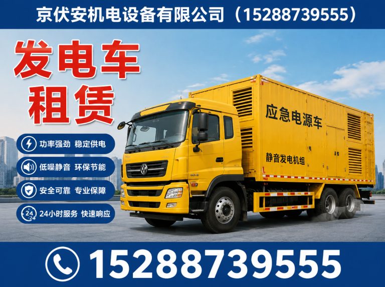 桂林静音发电车租赁展示图